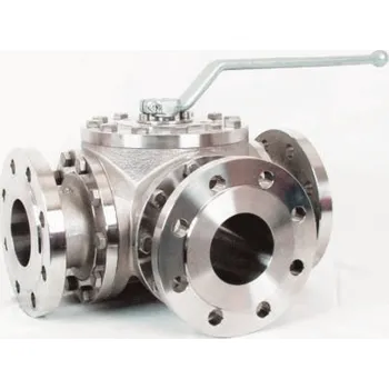 Vodovodní kohout Pekos Kohout kulový 86TTT vrtání T DN100