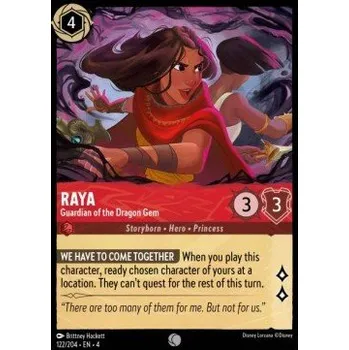 Sběratelská karetní hra URS 122/204 Raya - Guardian of the Dragon Gem Verze: NORMAL, Stav Produktu: Near Mint