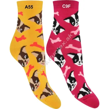 WOLA Vzorované ponožky w44.01p-vz.223 Barva: A55, Velikost: 33-35(22-23)