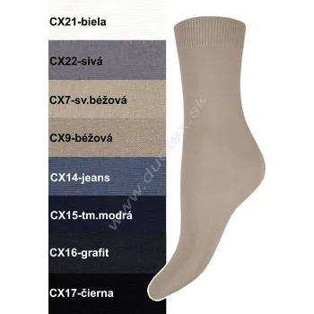 Pánské ponožky DUOTEX Bavlněné ponožky Bana Barva: CX16-grafit, Velikost: 38-40(25-26)
