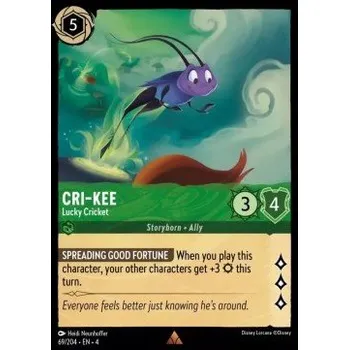 Sběratelská karetní hra URS 069/204 Cri-Kee - Lucky Cricket Verze: HOLO, Stav Produktu: Near Mint