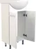 Koupelnový nábytek Koupelnová skříňka s keramickým umyvadlem Luka 45 46 x 85 x 37 cm bílá