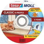 TESA Tesnenie tesa® MALL® profil D, 9 mm, biele, 100 m