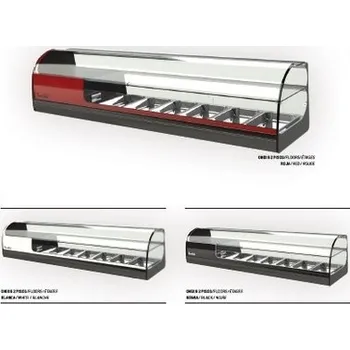 Stolní chlazená vitrína • ONIX 8 2P černá (306923), bílá (306924), červená (306925)