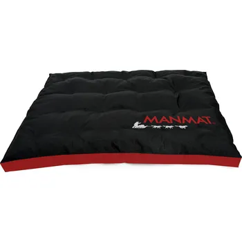 Pelíšek pro psa ManMat matrace KOMFORT - červená + černá M