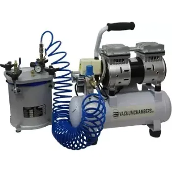 Vakuové čerpadlo SET 8,0L KOMORA PC2123S + PÍSTOVÝ KOMPRESOR 95L/MIN AT550-9L