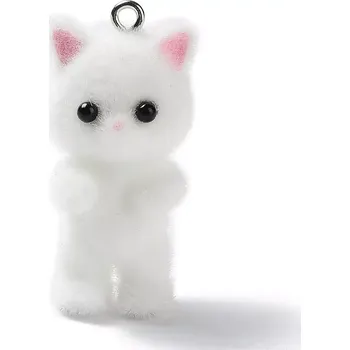 Přívěsek Kočička koťátko Kitty bílá přívěsek