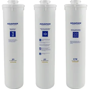 Ochranný vodní filtr Sada filtračních vložek Aquaphor K5-K2-K7B