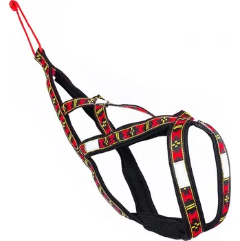 Postroj pro psa ManMat postroj SLED - červená XS