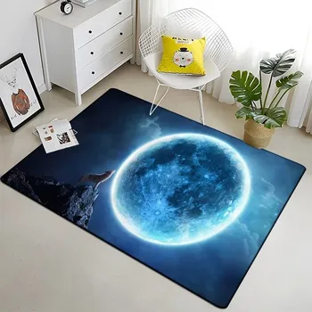 Koberec Koberec 3D vlk do obýváku a ložnice - 20,40 x 120 cm 16 x 47 palců