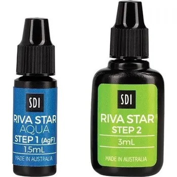 Dentální hygiena SDI Riva Star Aqua tekutina silver 1,5ml/ green 3ml