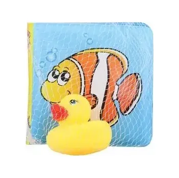 Hračka pro nejmenší Pískací knížka do vody s kačenkou, 0m+ (222070)