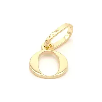 Přívěsek Zlatý přívěsek písmeno O 0,20g