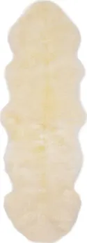 Koberec Koberec z ovčí kůže 283880 bílý 60 x 180 cm