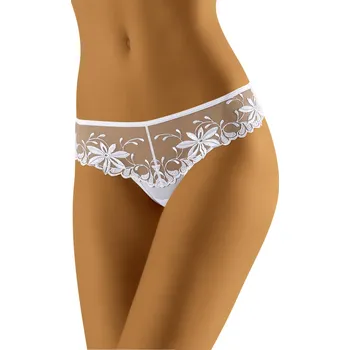 Kalhotky Tanga Wol-Bar Zorba Barva: Bílá, Velikost: M