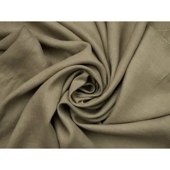 Snový svět VZOREK - Konopná látka zelený koriandr 213 g/m2