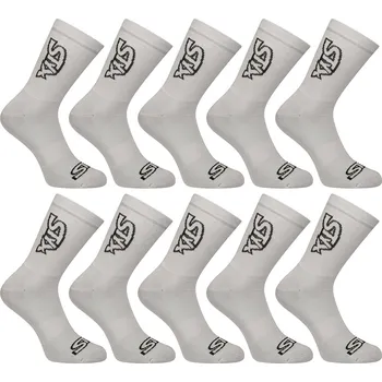 10PACK ponožky Styx vysoké šedé (10HV1062) L Možnost vrácení zboží ZDARMA do 120 dnů!