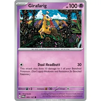Karetní hra Girafarig 083/167 - Twilight Masquerade Typ karty: Non-Holo