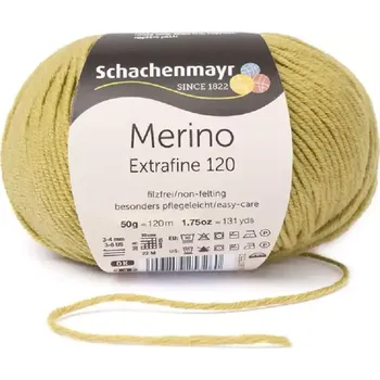 Příze Schachenmayr Merino extrafine 120 Žlutozelená 179 (Příze Merino extrafine 120 Žlutozelená 179)