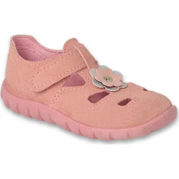 Dívčí bačkory BEFADO 535P005 dívčí sandálky FLEXI kytička 26 535P005_26