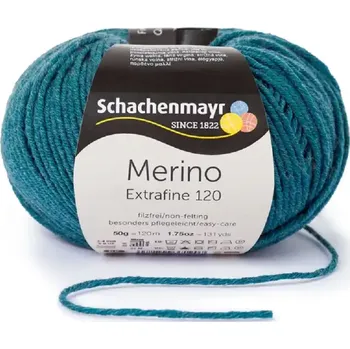 Příze Schachenmayr Merino extrafine 120 Oceán 166 (Příze Merino extrafine 120 Oceán 166)