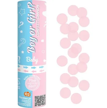 Karnevalový kostým Vystřelovací konfety - Růžová kolečka