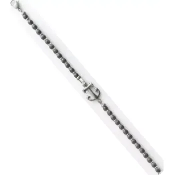 Náramek Victoria VBNACA60321 náramek kotva černý