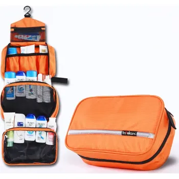 Kosmetická taška Cestovní kosmetická taštička rozkládací - oranžová