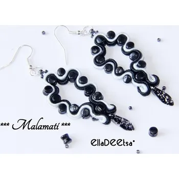 Korálek Náušnice Malamati č. 974 - stavebnice