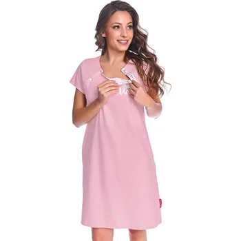 Dámská noční košile Noční košile Dn-nightwear TCB.9992 Barva: Oranžová, Velikost: XL