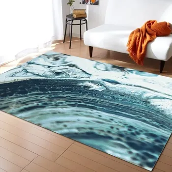 Koberec Koberec do obýváku s mramorovým vzorem - 14,40 x 120 cm 16 x 47 palců