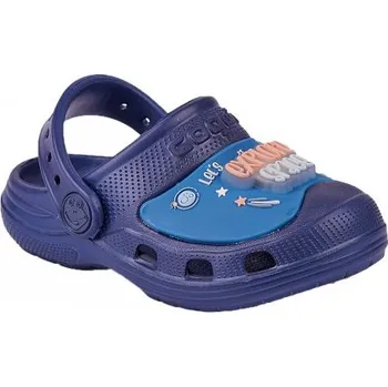 Vodácké vybavení Coqui Blikací dětské boty do vody 9382-704-2151 Navy/niagara Blue space flask, 24/25