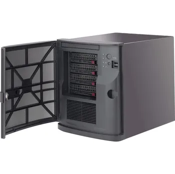 Racková skříň Supermicro CSE-721TQ-350B počítačová skříň Mini Tower Černá 250 W