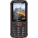 EVOLVEO StrongPhone W4, vodotěsný odolný Dual SIM telefon, černo-červená SGP-W4-BR