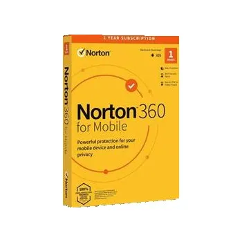 Software NortonLifeLock NORTON 360 MOBILE 1 uživatel pro 1 zařízení na 1 rok ESD ESD-21426893