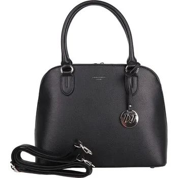 Kabelka Tříoddílová středně velká černá kabelka do ruky David Jones CM6989F