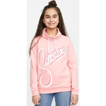 Dívčí mikina Dívčí mikina Sinsere - tmavě-růžová 146