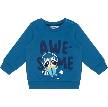 Chlapecká mikina Chlapecká mikina Awesome - tmavě modrá 98