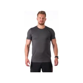 Pánské tričko Northfinder Jones blackmelange XL; Černá triko