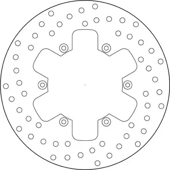 Brzdový kotouč Brzdový kotouč BREMBO Oro Fix - 68B407C1 YAMAHA TT 600 R 1998-2000