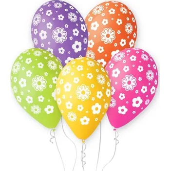 Karnevalový kostým Prémiové balónky - Květiny, 5 kusů