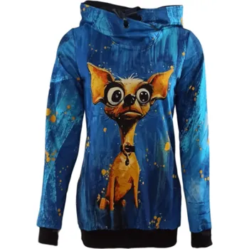 Dámská mikina Dámská mikina s kapucí Psík S