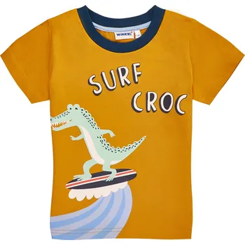 Chlapecké tričko Chlapecké tričko Surf - oranžová 110