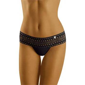 Dámské spodní prádlo Kalhotky Wol-Bar Diamond 3519 Barva: Černá, Velikost: L