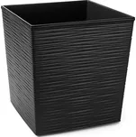 LAMELA Květináč JUKA 25x25cm vrub černý