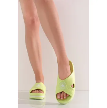 Dámské žabky Converse Světle pryžové pantofle Chuck Taylor All Star Sandal CX zelená 37 1/2