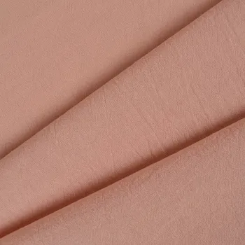 Bavlna se lněným vzhledem pudrově růžová