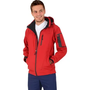 Pánská softshellová bunda 2P Servis Softshellová bunda pánská červená barva XL