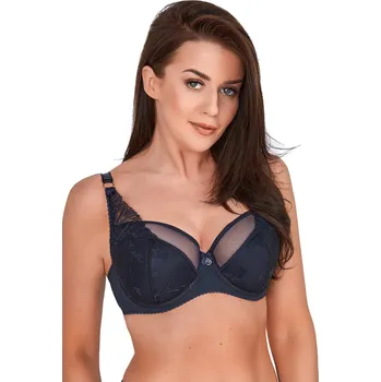 Podprsenka Podprsenka Gaia 1209 Naomi Barva: Modrá - tmavě, Velikost: 65I