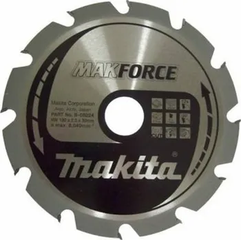 Řezný kotouč Makita pílový kotúč 190mm,12z B-32144